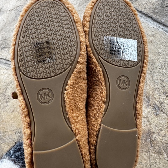 MICHAEL KORS Mara Faux Shearling Ballet Flat Size 10 - Picture 6 of 11